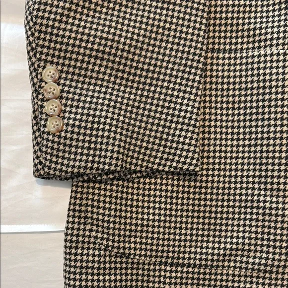 (Orig $998) Ralph Lauren Brown Sport Coat Blue Label Cashmere/Virgin Wool